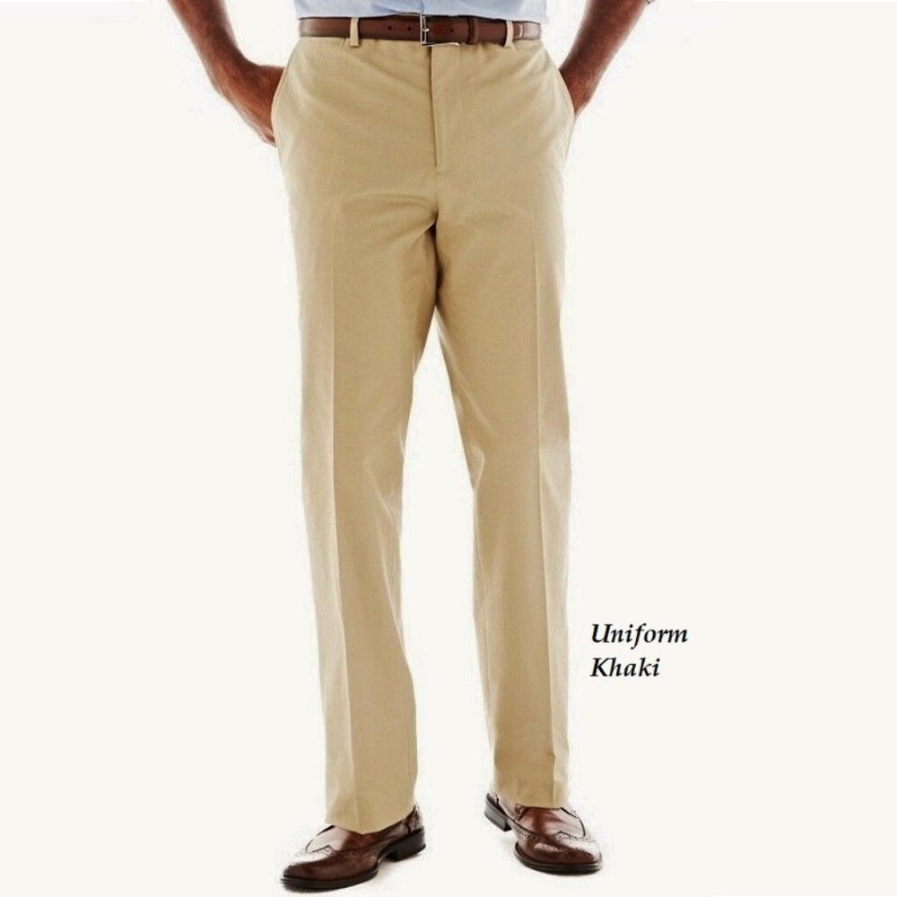 NEW Men's Claiborne Flat Front Dress Pants